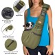CUBY Dog Carrier, Sling Dogs, Hands-Free Breathable Mesh Adjustable for Small Dogs and Cats (Adjustable Shoulder Strap, Brown) CUBY Dog Carrier, Sling Dogs, Hands-Free Breathable Mesh Adjustable for Small Dogs and Cats (Adjustable Shoulder Strap, Brown)