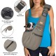 CUBY Dog Carrier, Sling Dogs, Hands-Free Breathable Mesh Adjustable for Small Dogs and Cats (Adjustable Shoulder Strap, Brown) CUBY Dog Carrier, Sling Dogs, Hands-Free Breathable Mesh Adjustable for Small Dogs and Cats (Adjustable Shoulder Strap, Brown)