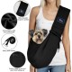 CUBY Dog Carrier, Sling Dogs, Hands-Free Breathable Mesh Adjustable for Small Dogs and Cats (Adjustable Shoulder Strap, Brown) CUBY Dog Carrier, Sling Dogs, Hands-Free Breathable Mesh Adjustable for Small Dogs and Cats (Adjustable Shoulder Strap, Brown)