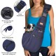 CUBY Dog Carrier, Sling Dogs, Hands-Free Breathable Mesh Adjustable for Small Dogs and Cats (Adjustable Shoulder Strap, Brown) CUBY Dog Carrier, Sling Dogs, Hands-Free Breathable Mesh Adjustable for Small Dogs and Cats (Adjustable Shoulder Strap, Brown)