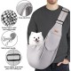 CUBY Dog Carrier, Sling Dogs, Hands-Free Breathable Mesh Adjustable for Small Dogs and Cats (Adjustable Shoulder Strap, Brown) CUBY Dog Carrier, Sling Dogs, Hands-Free Breathable Mesh Adjustable for Small Dogs and Cats (Adjustable Shoulder Strap, Brown)
