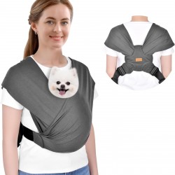 CUBY Dog Carrier, Summer Carry Bag, Forward Facing Backpack Carrier Shoulder to Reduce Back Pain, Hands-Free and Adjustable Puppy Sling 10 lbs (Dark Grey) CUBY Dog Carrier, Summer Carry Bag, Forward Facing Backpack Carrier Shoulder to Reduce Back Pain, Hands-Free and Adjustable Puppy Sling 10 lbs (Dark Grey)