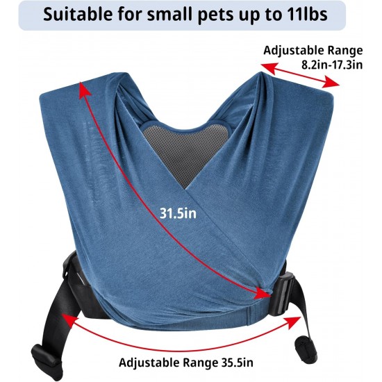 CUBY Dog Carrier, Summer Carry Bag, Forward Facing Backpack Carrier Shoulder to Reduce Back Pain, Hands-Free and Adjustable Puppy Sling 10 lbs (Light Grey) CUBY Dog Carrier, Summer Carry Bag, Forward Facing Backpack Carrier Shoulder to Reduce Back Pain, Hands-Free and Adjustable Puppy Sling 10 lbs (Light Grey)