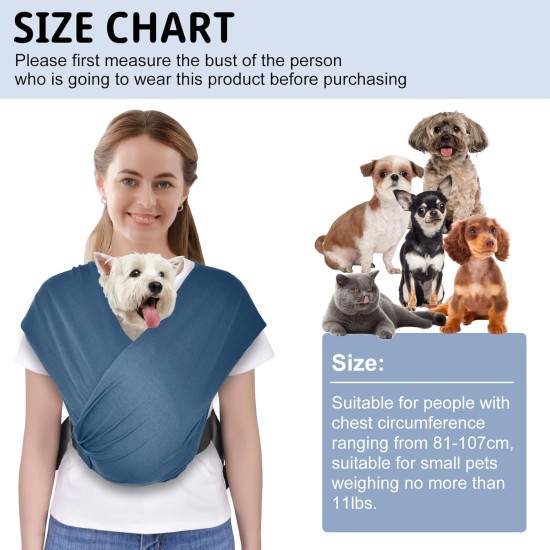 CUBY Dog Carry Bag, Forward Facing Backpack Carrier Shoulder to Reduce Back Pain, Hands-Free and Adjustable Puppy Sling 9 lbs (Dark Grey) CUBY Dog Carry Bag, Forward Facing Backpack Carrier Shoulder to Reduce Back Pain, Hands-Free and Adjustable Puppy Sling 9 lbs (Dark Grey)
