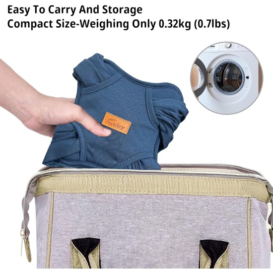 CUBY Dog Carry Bag, Forward Facing Backpack Carrier Shoulder to Reduce Back Pain, Hands-Free and Adjustable Puppy Sling 9 lbs (Dark Grey) CUBY Dog Carry Bag, Forward Facing Backpack Carrier Shoulder to Reduce Back Pain, Hands-Free and Adjustable Puppy Sling 9 lbs (Dark Grey)