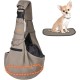 CUBY Dog Cat Carrier Reversible Soft Bag and Carry Bag Suitable for Puppies Small Dogs Cats Outdoor (Khaki Senior, Adjustable Strap 2.0) CUBY Dog Cat Carrier Reversible Soft Bag and Carry Bag Suitable for Puppies Small Dogs Cats Outdoor (Khaki Senior, Adjustable Strap 2.0)