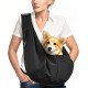 CUEMOON Dog Travel Bag for Walking and Outdoors, for Dog/Cat up to 7.5 kg, Black CUEMOON Dog Travel Bag for Walking and Outdoors, for Dog/Cat up to 7.5 kg, Black