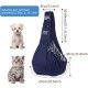 CUEMOON Dog Travel Bag for Walking and Outdoors, for Dog/Cat up to 7.5 kg, Black CUEMOON Dog Travel Bag for Walking and Outdoors, for Dog/Cat up to 7.5 kg, Black