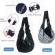 CUEMOON Dog Travel Bag for Walking and Outdoors, for Dog/Cat up to 7.5 kg, Black CUEMOON Dog Travel Bag for Walking and Outdoors, for Dog/Cat up to 7.5 kg, Black