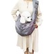 CYBERNOVA Small Pet Dog Cat Sling Carrier for 1-7 kg, Warm and Windproof with Bag, Hand-Free Pet Bag, Dog Cat Puppy Carry Bag for Winter Cold Weather (Grey) CYBERNOVA Small Pet Dog Cat Sling Carrier for 1-7 kg, Warm and Windproof with Bag, Hand-Free Pet Bag, Dog Cat Puppy Carry Bag for Winter Cold Weather (Grey)