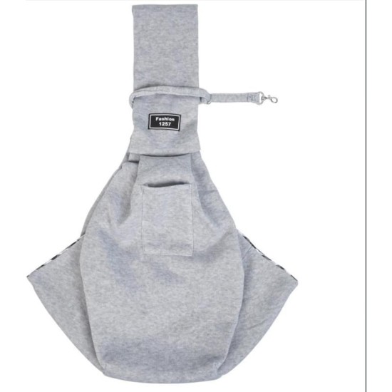 CYBERNOVA Small Pet Dog Cat Sling Carrier for 1-7 kg, Warm and Windproof with Bag, Hand-Free Pet Bag, Dog Cat Puppy Carry Bag for Winter Cold Weather (Grey) CYBERNOVA Small Pet Dog Cat Sling Carrier for 1-7 kg, Warm and Windproof with Bag, Hand-Free Pet Bag, Dog Cat Puppy Carry Bag for Winter Cold Weather (Grey)