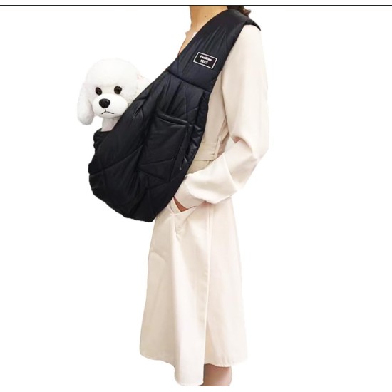 CYBERNOVA Small Pet Dog Cat Sling Carrier for 1-7 kg, Warm and Windproof with Bag, Hand-Free Pet Bag, Dog Cat Puppy Carry Bag for Winter Cold Weather (Grey) CYBERNOVA Small Pet Dog Cat Sling Carrier for 1-7 kg, Warm and Windproof with Bag, Hand-Free Pet Bag, Dog Cat Puppy Carry Bag for Winter Cold Weather (Grey)