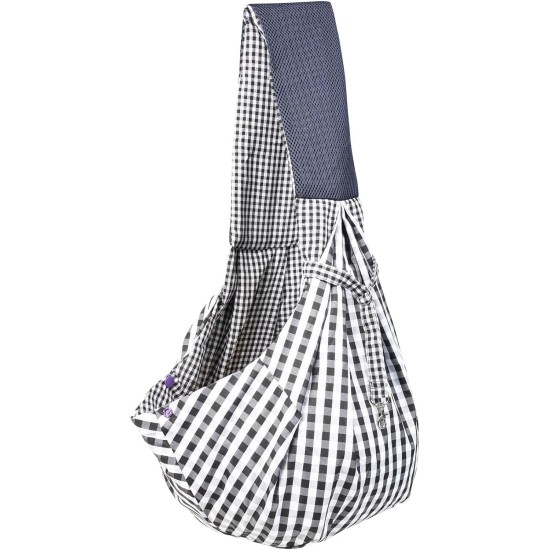 CYBERNOVA Small Pet Dog Cat Sling Carrier for 1-7 kg, Warm and Windproof with Bag, Hand-Free Pet Bag, Dog Cat Puppy Carry Bag for Winter Cold Weather (Grey) CYBERNOVA Small Pet Dog Cat Sling Carrier for 1-7 kg, Warm and Windproof with Bag, Hand-Free Pet Bag, Dog Cat Puppy Carry Bag for Winter Cold Weather (Grey)
