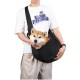CYBERNOVA Small Pet Dog Cat Sling Carrier for 1-7 kg, Warm and Windproof with Bag, Hand-Free Pet Bag, Dog Cat Puppy Carry Bag for Winter Cold Weather (Grey)