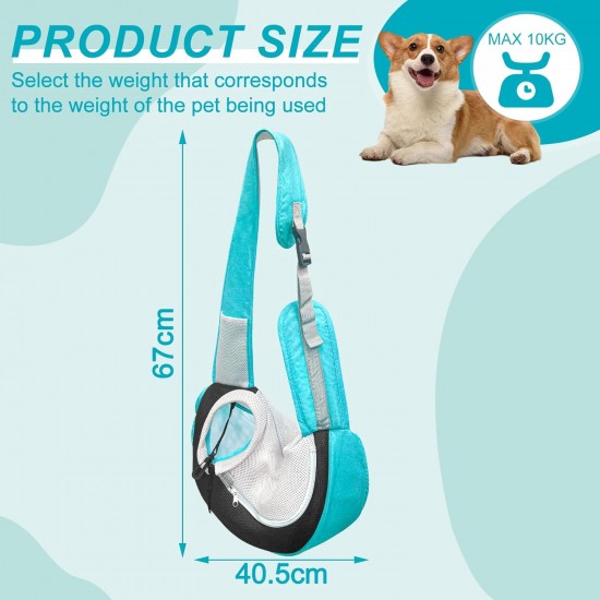 Carrier Sling Dog Carrier Bag Puppy Breathable Dog Carrier Bag up to 5 kg Dog Sling for Small Dogs Pet Shoulder Bag Dog for Walking Outdoor Activities Pack of 1 Carrier Sling Dog Carrier Bag Puppy Breathable Dog Carrier Bag up to 5 kg Dog Sling for Small Dogs Pet Shoulder Bag Dog for Walking Outdoor Activities Pack of 1