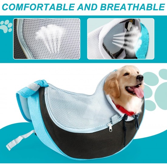 Carrier Sling Dog Carrier Bag Puppy Breathable Dog Carrier Bag up to 5 kg Dog Sling for Small Dogs Pet Shoulder Bag Dog for Walking Outdoor Activities Pack of 1 Carrier Sling Dog Carrier Bag Puppy Breathable Dog Carrier Bag up to 5 kg Dog Sling for Small Dogs Pet Shoulder Bag Dog for Walking Outdoor Activities Pack of 1