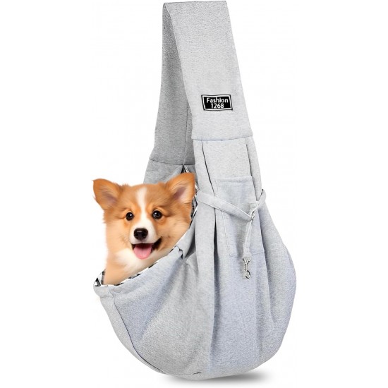 Carrier Sling Dog, Dog Bag, Puppies, Portable Dog Carry Bag, Up to 7.5 kg, Cat Carrier, Grey Dog Carrier, Transport Bag, Comfortable Dog Bags for Small Dogs and Cats Carrier Sling Dog, Dog Bag, Puppies, Portable Dog Carry Bag, Up to 7.5 kg, Cat Carrier, Grey Dog Carrier, Transport Bag, Comfortable Dog Bags for Small Dogs and Cats