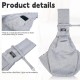 Carrier Sling Dog, Dog Bag, Puppies, Portable Dog Carry Bag, Up to 7.5 kg, Cat Carrier, Grey Dog Carrier, Transport Bag, Comfortable Dog Bags for Small Dogs and Cats Carrier Sling Dog, Dog Bag, Puppies, Portable Dog Carry Bag, Up to 7.5 kg, Cat Carrier, Grey Dog Carrier, Transport Bag, Comfortable Dog Bags for Small Dogs and Cats