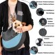 Carrier Sling Small Dog Carry Bag Mesh Dog Carrier Bag Adjustable Dog Carrier Bag Breathable Dog Bag Pet Shoulder Bag Outdoor Transport Bag for 2-6 kg Dogs Puppy Cat (Sky Blue) Carrier Sling Small Dog Carry Bag Mesh Dog Carrier Bag Adjustable Dog Carrier Bag Breathable Dog Bag Pet Shoulder Bag Outdoor Transport Bag for 2-6 kg Dogs Puppy Cat (Sky Blue)
