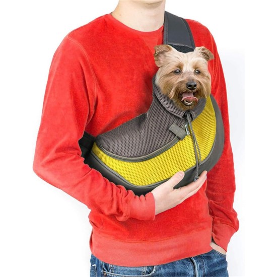 Carrier Sling Small Dog Carry Bag Mesh Dog Carrier Bag Adjustable Dog Carrier Bag Breathable Dog Bag Pet Shoulder Bag Outdoor Transport Bag for 2-6 kg Dogs Puppy Cat (Sky Blue) Carrier Sling Small Dog Carry Bag Mesh Dog Carrier Bag Adjustable Dog Carrier Bag Breathable Dog Bag Pet Shoulder Bag Outdoor Transport Bag for 2-6 kg Dogs Puppy Cat (Sky Blue)