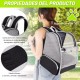 Cat Backpack Dog Backpack, Foldable Cat Transport Backpack Fully Ventilated Mesh Cat Transport Backpack Shoulder Bag, Cat Backpack for Travel, Walks and Hiking Cat Backpack Dog Backpack, Foldable Cat Transport Backpack Fully Ventilated Mesh Cat Transport Backpack Shoulder Bag, Cat Backpack for Travel, Walks and Hiking
