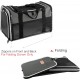Cat Carrier - Portable Foldable Dog Carrier Soft Side Pocket for Pets up to 15 lbs, Airline Approved Travel Carrier for Puppies Cat Carrier - Portable Foldable Dog Carrier Soft Side Pocket for Pets up to 15 lbs, Airline Approved Travel Carrier for Puppies