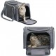 Cat Carrier - Portable Foldable Dog Carrier Soft Side Pocket for Pets up to 15 lbs, Airline Approved Travel Carrier for Puppies Cat Carrier - Portable Foldable Dog Carrier Soft Side Pocket for Pets up to 15 lbs, Airline Approved Travel Carrier for Puppies