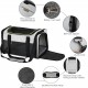 Cat Carrier - Portable Foldable Dog Carrier Soft Side Pocket for Pets up to 15 lbs, Airline Approved Travel Carrier for Puppies Cat Carrier - Portable Foldable Dog Carrier Soft Side Pocket for Pets up to 15 lbs, Airline Approved Travel Carrier for Puppies