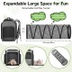 Cat Carrier Backpacks with Expandable Cat Play Tunnel, Airline Approved Pet Backpack for Small Dogs and Large Cats up to 25 lbs, Foldable Cat Travel Carrier Cat Carrier Backpacks with Expandable Cat Play Tunnel, Airline Approved Pet Backpack for Small Dogs and Large Cats up to 25 lbs, Foldable Cat Travel Carrier