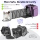 Cat Carrier Backpacks with Expandable Cat Play Tunnel, Airline Approved Pet Backpack for Small Dogs and Large Cats up to 25 lbs, Foldable Cat Travel Carrier Cat Carrier Backpacks with Expandable Cat Play Tunnel, Airline Approved Pet Backpack for Small Dogs and Large Cats up to 25 lbs, Foldable Cat Travel Carrier