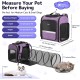 Cat Carrier Backpacks with Expandable Cat Play Tunnel, Airline Approved Pet Backpack for Small Dogs and Large Cats up to 25 lbs, Foldable Cat Travel Carrier Cat Carrier Backpacks with Expandable Cat Play Tunnel, Airline Approved Pet Backpack for Small Dogs and Large Cats up to 25 lbs, Foldable Cat Travel Carrier