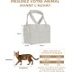 Cat Dog Puppy Carrier Bag Breathable Foldable Travel Bag Shoulder Bag Handbag for Small Pets Load up to 3kg (Small, Grey) Cat Dog Puppy Carrier Bag Breathable Foldable Travel Bag Shoulder Bag Handbag for Small Pets Load up to 3kg (Small, Grey)