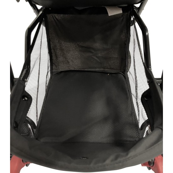 Chinook Black | Luxury Dog Stroller | Front and Rear Wheels (30 cm) Made of EVA for Added Comfort Reflective Tape For Pets up to 23 kg Chinook Black | Luxury Dog Stroller | Front and Rear Wheels (30 cm) Made of EVA for Added Comfort Reflective Tape For Pets up to 23 kg