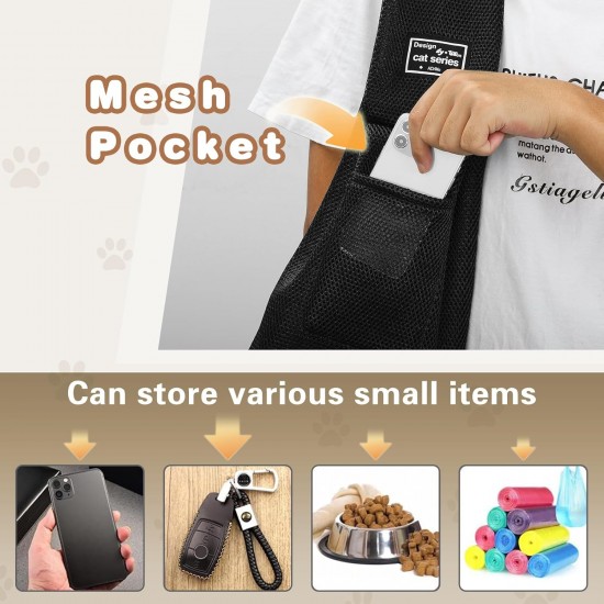 Classycoo Dog Carrier for Small Dogs, Breathable Mesh Bag for Pets, Travel Cat Carry Bag, Dog Carrier with Bag, Integrated Safety Lead, for 8 kg Pet (Khaki) Classycoo Dog Carrier for Small Dogs, Breathable Mesh Bag for Pets, Travel Cat Carry Bag, Dog Carrier with Bag, Integrated Safety Lead, for 8 kg Pet (Khaki)