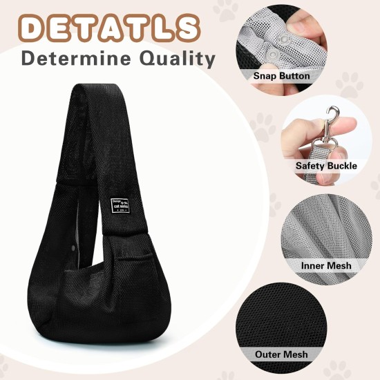 Classycoo Dog Carrier for Small Dogs, Breathable Mesh Bag for Pets, Travel Cat Carry Bag, Dog Carrier with Bag, Integrated Safety Lead, for 8 kg Pet (Beige) Classycoo Dog Carrier for Small Dogs, Breathable Mesh Bag for Pets, Travel Cat Carry Bag, Dog Carrier with Bag, Integrated Safety Lead, for 8 kg Pet (Beige)