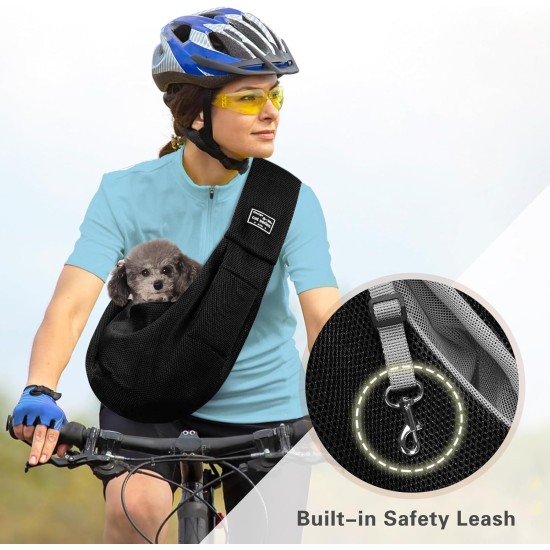 Classycoo Dog Carrier for Small Dogs, Breathable Mesh Bag for Pets, Travel Cat Carry Bag, Dog Carrier with Bag, Integrated Safety Lead, for 8 kg Pet (Beige) Classycoo Dog Carrier for Small Dogs, Breathable Mesh Bag for Pets, Travel Cat Carry Bag, Dog Carrier with Bag, Integrated Safety Lead, for 8 kg Pet (Beige)