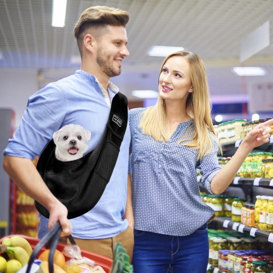 Classycoo Dog Carrier for Small Dogs, Breathable Mesh Bag for Pets, Travel Cat Carry Bag, Dog Carrier with Bag, Integrated Safety Lead, for 8 kg Pet (Beige) Classycoo Dog Carrier for Small Dogs, Breathable Mesh Bag for Pets, Travel Cat Carry Bag, Dog Carrier with Bag, Integrated Safety Lead, for 8 kg Pet (Beige)