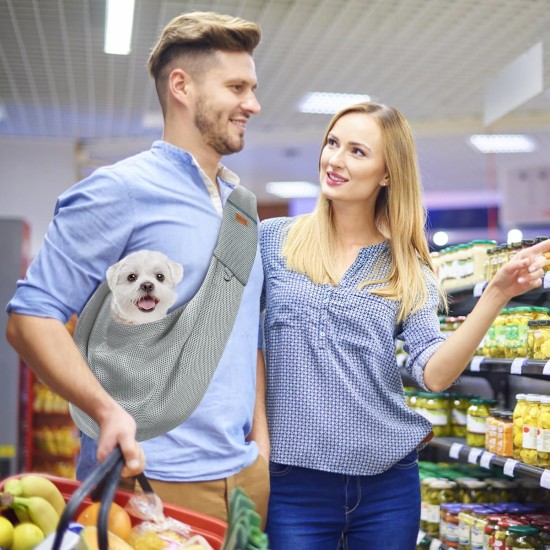 Classycoo Dog Carrier for Small Dogs, Breathable Mesh Bag for Pets, Travel Cat Carry Bag, Dog Carrier with Bag, Integrated Safety Lead, for 8 kg Pet (Beige) Classycoo Dog Carrier for Small Dogs, Breathable Mesh Bag for Pets, Travel Cat Carry Bag, Dog Carrier with Bag, Integrated Safety Lead, for 8 kg Pet (Beige)