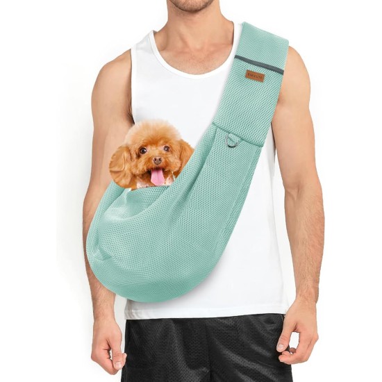 Classycoo Dog Carrier for Small Dogs, Breathable Mesh Bag for Pets, Travel Cat Carry Bag, Dog Carrier with Bag, Integrated Safety Lead, for 8 kg Pet (Beige) Classycoo Dog Carrier for Small Dogs, Breathable Mesh Bag for Pets, Travel Cat Carry Bag, Dog Carrier with Bag, Integrated Safety Lead, for 8 kg Pet (Beige)