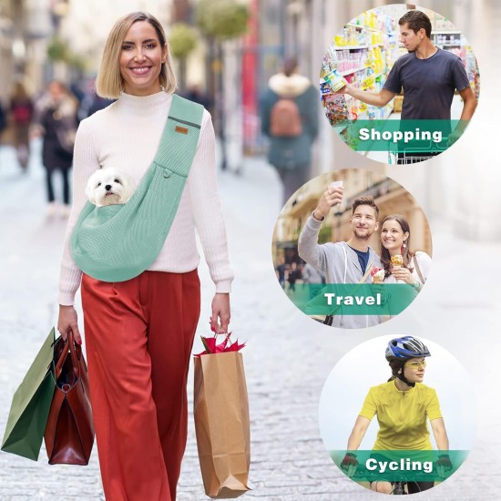 Classycoo Dog Carrier for Small Dogs, Breathable Mesh Bag for Pets, Travel Cat Carry Bag, Dog Carrier with Bag, Integrated Safety Lead, for 8 kg Pet (Beige) Classycoo Dog Carrier for Small Dogs, Breathable Mesh Bag for Pets, Travel Cat Carry Bag, Dog Carrier with Bag, Integrated Safety Lead, for 8 kg Pet (Beige)