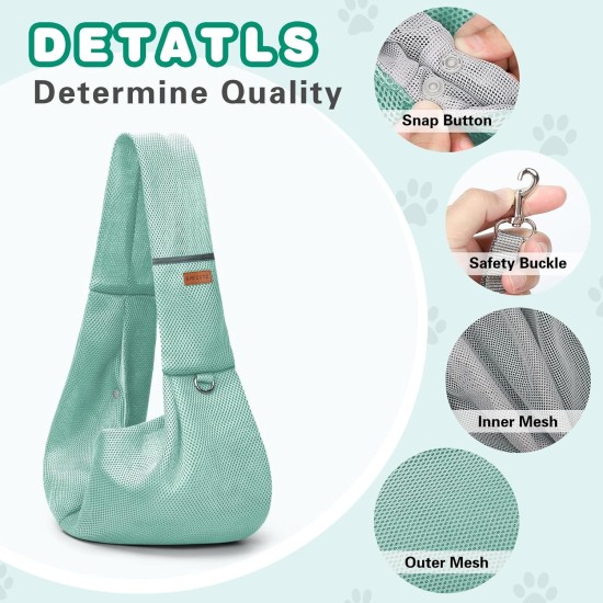 Classycoo Dog Carrier for Small Dogs, Breathable Mesh Bag for Pets, Travel Cat Carry Bag, Dog Carrier with Bag, Integrated Safety Lead, for 8 kg Pet (Beige) Classycoo Dog Carrier for Small Dogs, Breathable Mesh Bag for Pets, Travel Cat Carry Bag, Dog Carrier with Bag, Integrated Safety Lead, for 8 kg Pet (Beige)