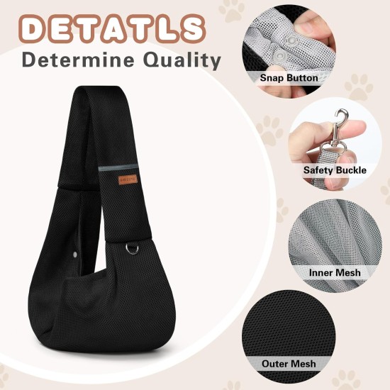 Classycoo Dog Carrier for Small Dogs, Breathable Mesh Bag for Pets, Travel Cat Carry Bag, Dog Carrier with Bag, Integrated Safety Lead, for 8 kg Pet (Beige) Classycoo Dog Carrier for Small Dogs, Breathable Mesh Bag for Pets, Travel Cat Carry Bag, Dog Carrier with Bag, Integrated Safety Lead, for 8 kg Pet (Beige)
