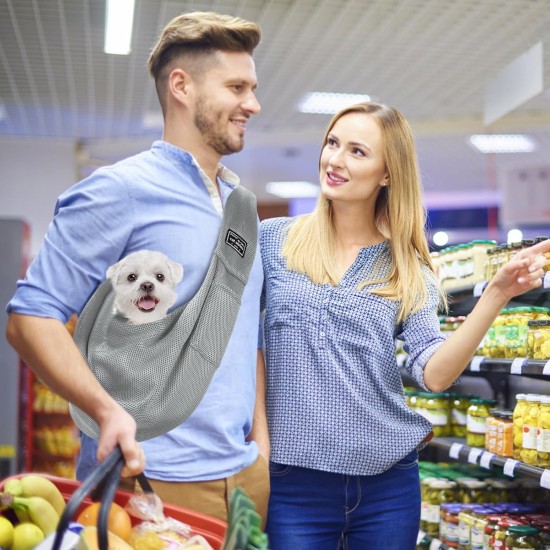 Classycoo Dog Carrier for Small Dogs, Breathable Mesh Bag for Pets, Travel Cat Carry Bag, Dog Carrier with Bag, Integrated Safety Lead, for 8 kg Pet (Beige) Classycoo Dog Carrier for Small Dogs, Breathable Mesh Bag for Pets, Travel Cat Carry Bag, Dog Carrier with Bag, Integrated Safety Lead, for 8 kg Pet (Beige)