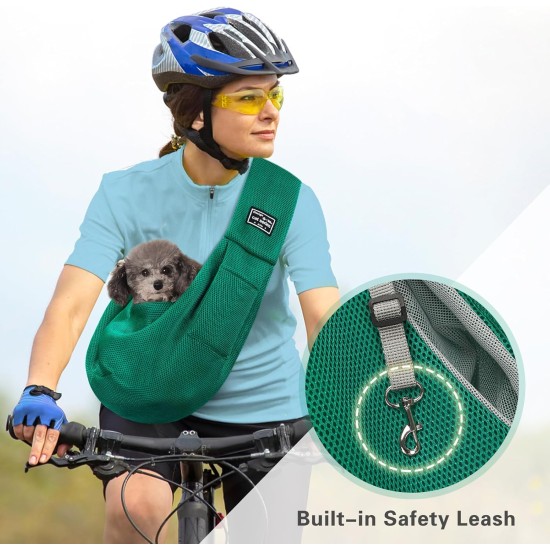 Classycoo Dog Carrier for Small Dogs, Breathable Mesh Bag for Pets, Travel Cat Carry Bag, Dog Carrier with Bag, Integrated Safety Lead, for 8 kg Pet (Beige) Classycoo Dog Carrier for Small Dogs, Breathable Mesh Bag for Pets, Travel Cat Carry Bag, Dog Carrier with Bag, Integrated Safety Lead, for 8 kg Pet (Beige)