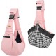 Cuby, Dog Cat Carrier Hands-Free Reversible Pet Carrier Soft Bag and Carrier Bag Design Suitable for Puppies Small Dogs and Cats Ideal for Outdoor Use (Pink)