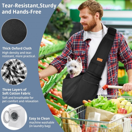 Cuby, Dog Cat Carrier, Small Dog Carrier Bag with Adjustable Strap and Zipper Pocket, Hands-Free Soft Carrier for Small Dogs, Cats, Puppies and Pets, Ideal for Cuby, Dog Cat Carrier, Small Dog Carrier Bag with Adjustable Strap and Zipper Pocket, Hands-Free Soft Carrier for Small Dogs, Cats, Puppies and Pets, Ideal for