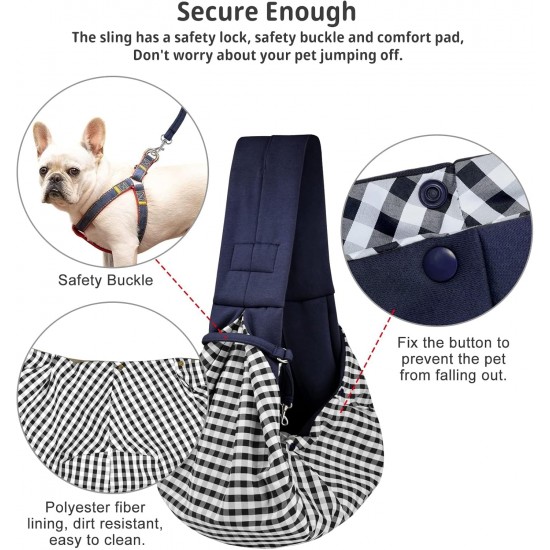 Cuby, Dog Cat Carrier, Small Dog Carrier Bag with Adjustable Strap and Zipper Pocket, Hands-Free Soft Carrier for Small Dogs, Cats, Puppies and Pets, Ideal for Cuby, Dog Cat Carrier, Small Dog Carrier Bag with Adjustable Strap and Zipper Pocket, Hands-Free Soft Carrier for Small Dogs, Cats, Puppies and Pets, Ideal for