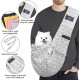 Cuby, Dog Cat Carrier, Small Dog Carrier Bag with Adjustable Strap and Zipper Pocket, Hands-Free Soft Carrier for Small Dogs, Cats, Puppies and Pets, Ideal for Cuby, Dog Cat Carrier, Small Dog Carrier Bag with Adjustable Strap and Zipper Pocket, Hands-Free Soft Carrier for Small Dogs, Cats, Puppies and Pets, Ideal for