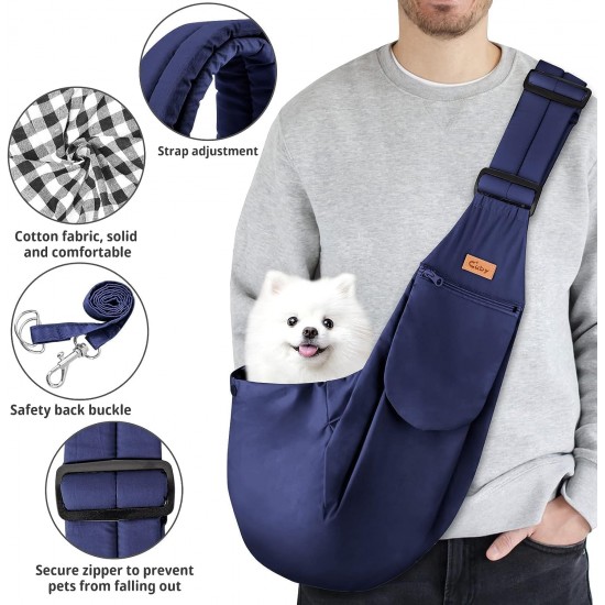 Cuby, Dog Cat Carrier, Small Dog Carrier Bag with Adjustable Strap and Zipper Pocket, Hands-Free Soft Carrier for Small Dogs, Cats, Puppies and Pets, Ideal for Cuby, Dog Cat Carrier, Small Dog Carrier Bag with Adjustable Strap and Zipper Pocket, Hands-Free Soft Carrier for Small Dogs, Cats, Puppies and Pets, Ideal for