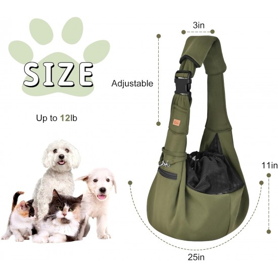 Cuby, Dog Cat Carrier, Small Dog Carrier Bag with Adjustable Strap and Zipper Pocket, Hands-Free Soft Carrier for Small Dogs, Cats, Puppies and Pets, Ideal for Cuby, Dog Cat Carrier, Small Dog Carrier Bag with Adjustable Strap and Zipper Pocket, Hands-Free Soft Carrier for Small Dogs, Cats, Puppies and Pets, Ideal for